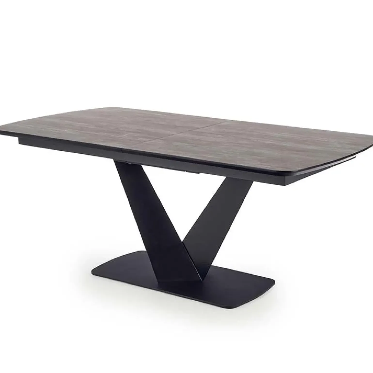 Tavolo allungabile moderno 180/230cm grigio scuro nero Zara