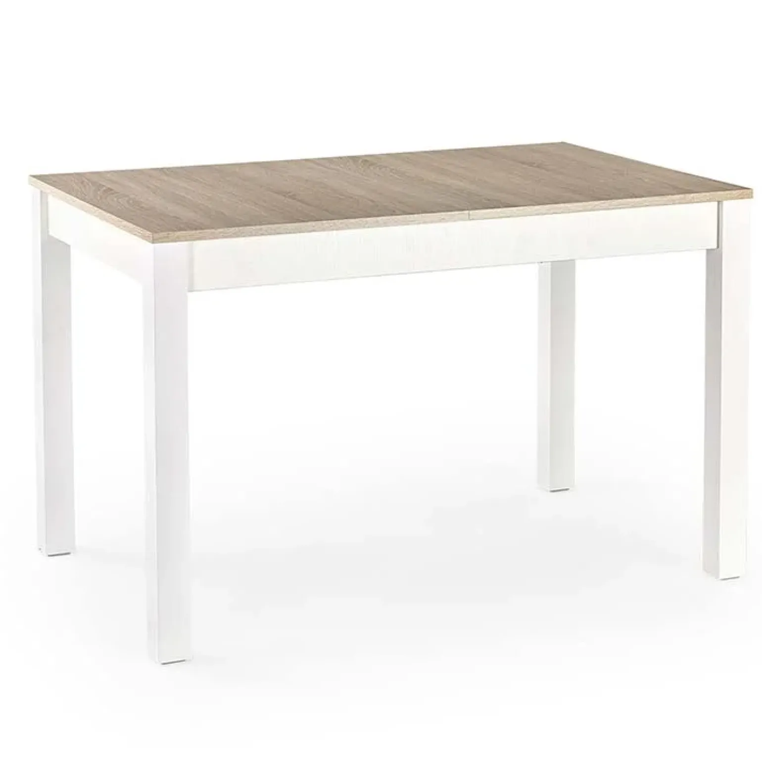 Tavolo allungabile moderno 118/158cm rovere sonoma bianco Iceberg