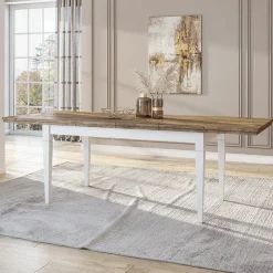 Tavolo 160/200/240cm allungabile bianco frassinato rovere Texel
