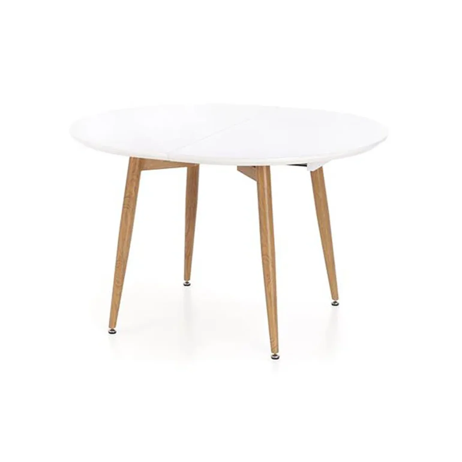 Tavolo 160/200cm allungabile bianco opaco rovere Giove Gihome®
