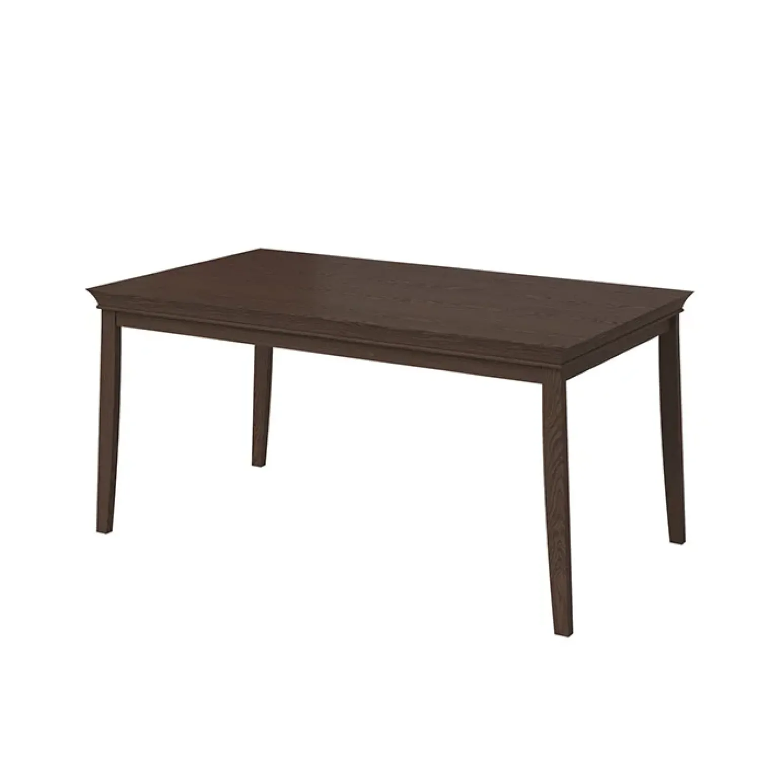 Tavolo 160/240cm allungabile da pranzo rovere scuro Umag