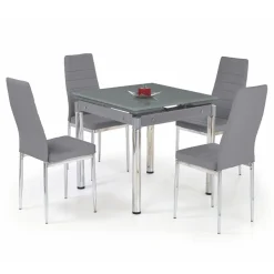 Tavolo 80/130cm allungabile grigio acciaio Marasso Gihome®