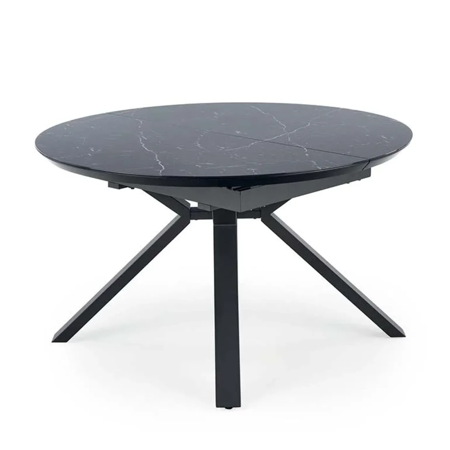 Tavolo 130/180cm allungabile moderno marmo nero Aspen