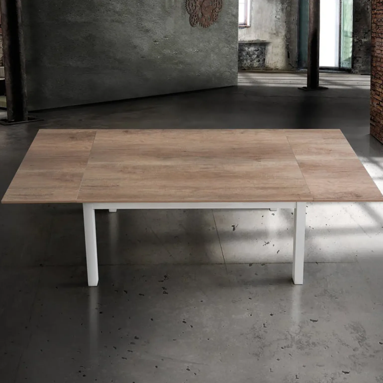 Tavolo 130/210cm allungabile moderno rovere naturale Alfred Gihome®