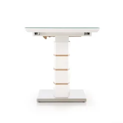 Tavolo 140/180cm allungabile moderno bianco lucido quercia Driade