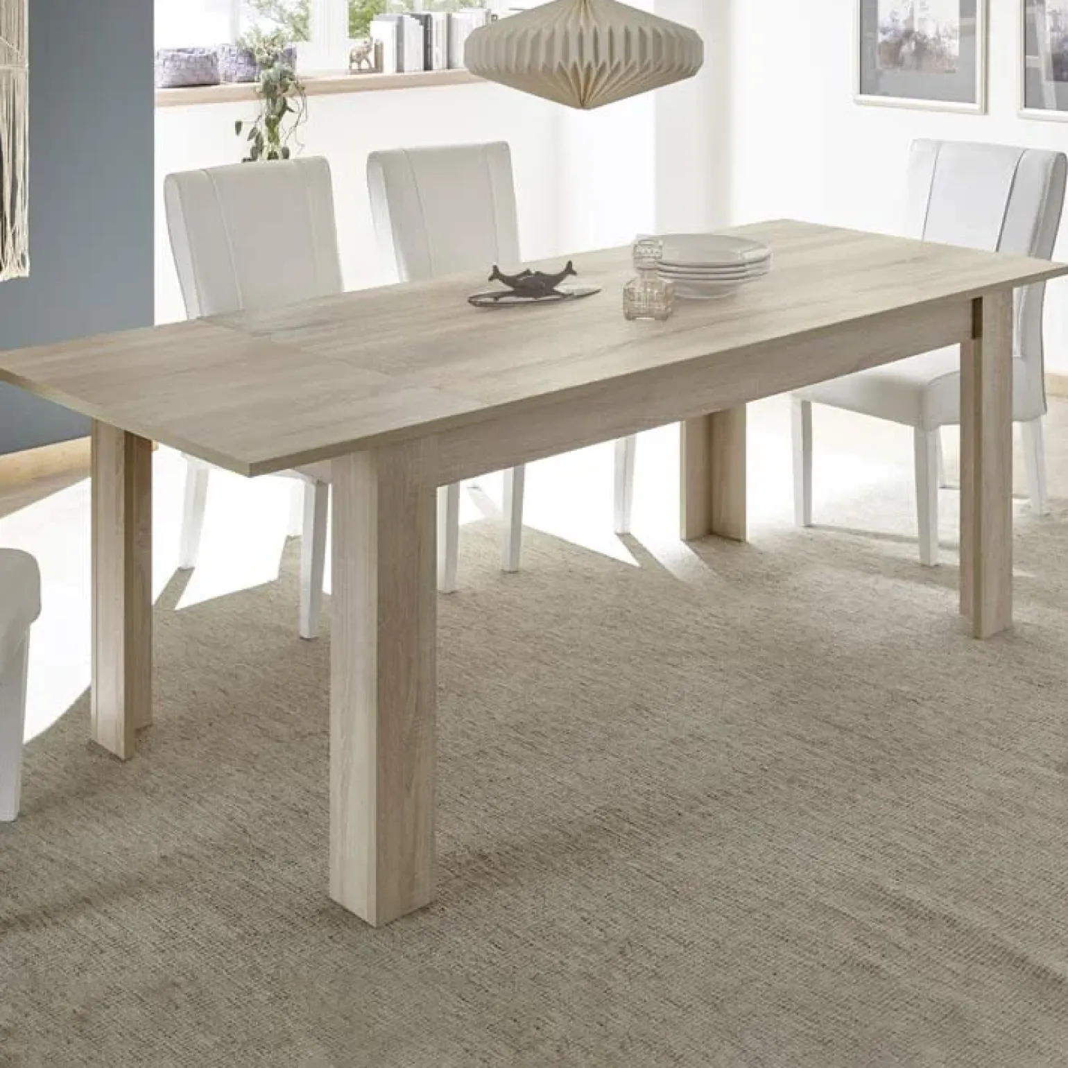 Tavolo 137/185cm allungabile moderno samoa Olimpo Obsession