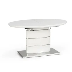 Tavolo 140/180cm allungabile moderna bianco lucido Tamarindo