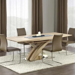 Tavolo 160/220cm allungabile rovere sonoma Iride Gihome®