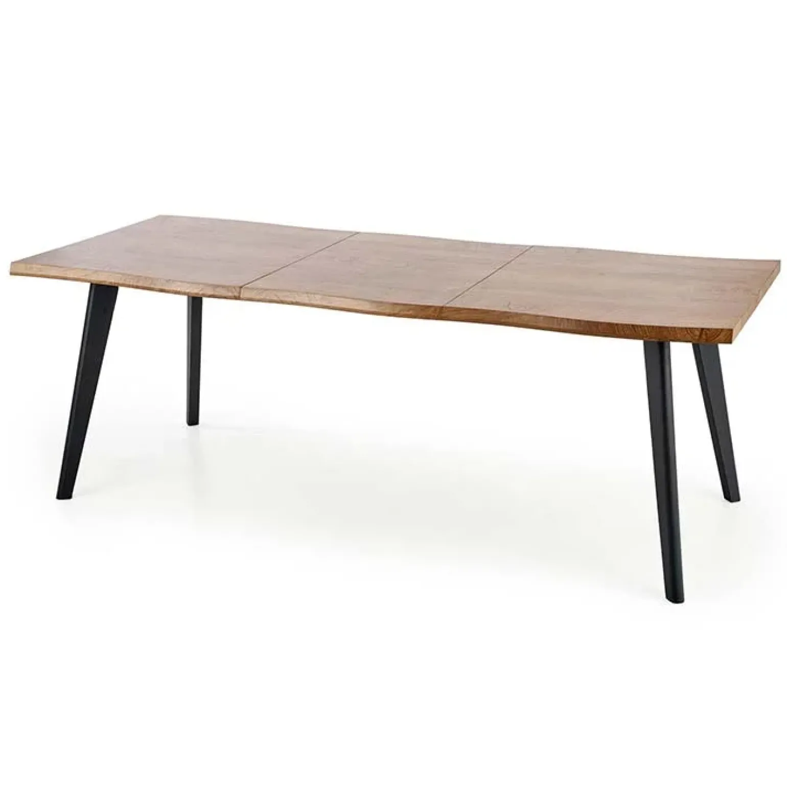 Tavolo 150/210cm allungabile rovere naturale nero Locarno
