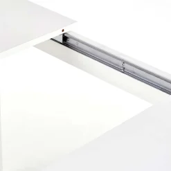 Tavolo 118/158cm allungabile salvaspazio moderno bianco Iceberg