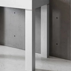 Tavolo 50/300cm consolle allungabile bianco frassino Pandora 110 Gihome®