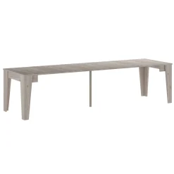 Tavolo 54/306cm consolle allungabile rovere scuro Grace Gihome®