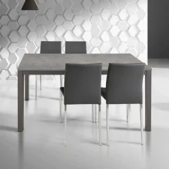 Tavolo 140/200cm rettangolare allungabile grigio Mark Gihome®