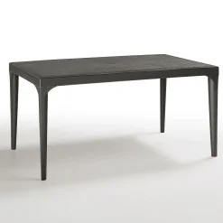 Tavolo da giardino esterno bar dehors 150x74 cm antracite Levanzo