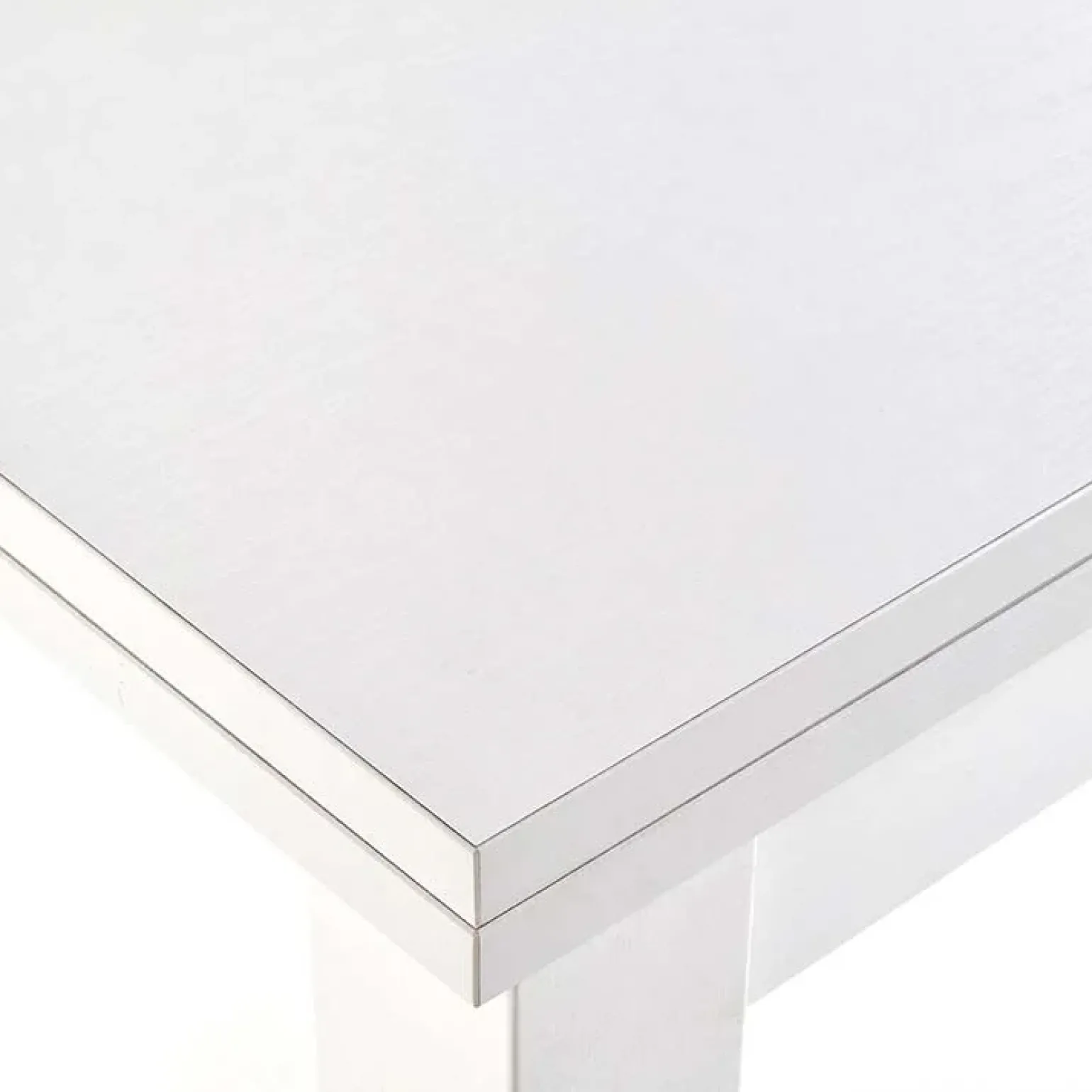 Tavolo da pranzo allungabile moderno 80/160cm bianco Akainu