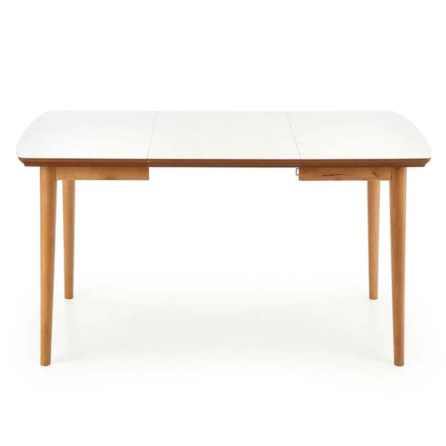 Tavolo da pranzo allungabile 90/190cm bianco opaco rovere Mostar