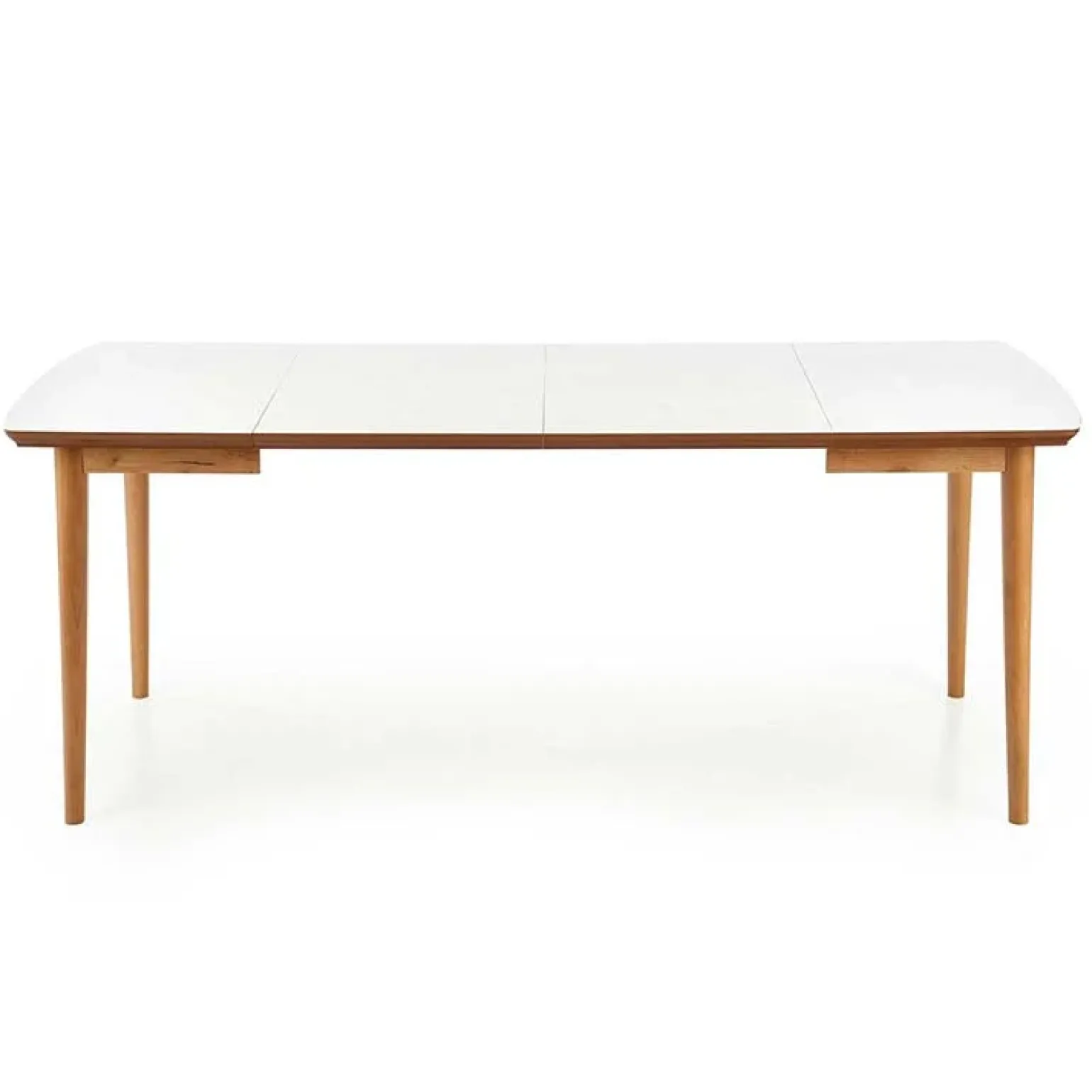 Tavolo da pranzo allungabile 90/190cm bianco opaco rovere Mostar