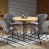 Tavolo da pranzo allungabile moderno 100/300cm rovere nero Wally