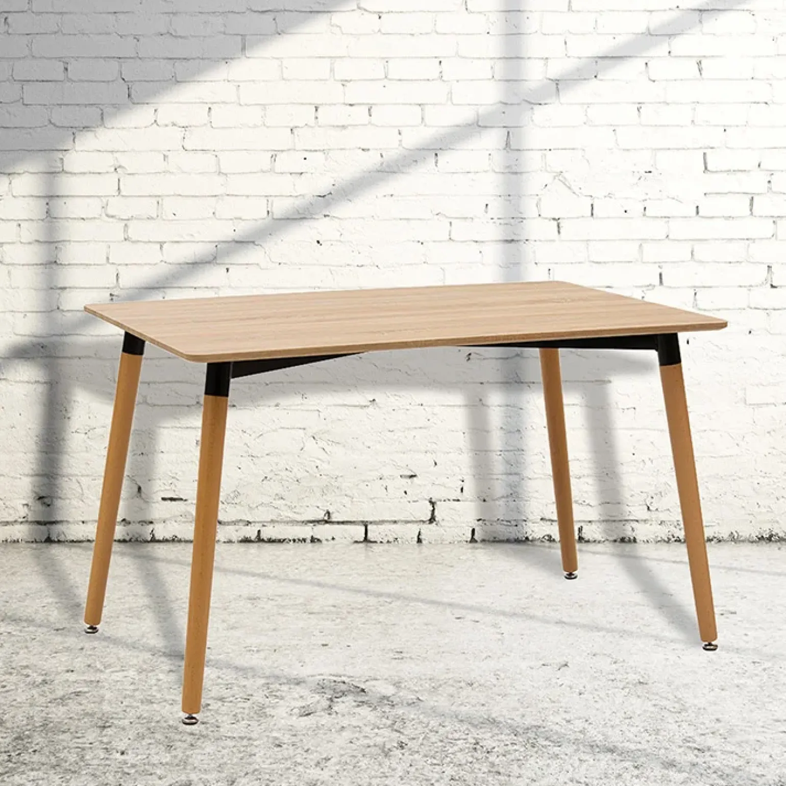 Tavolo da pranzo moderno 120x80cm rovere Luserna