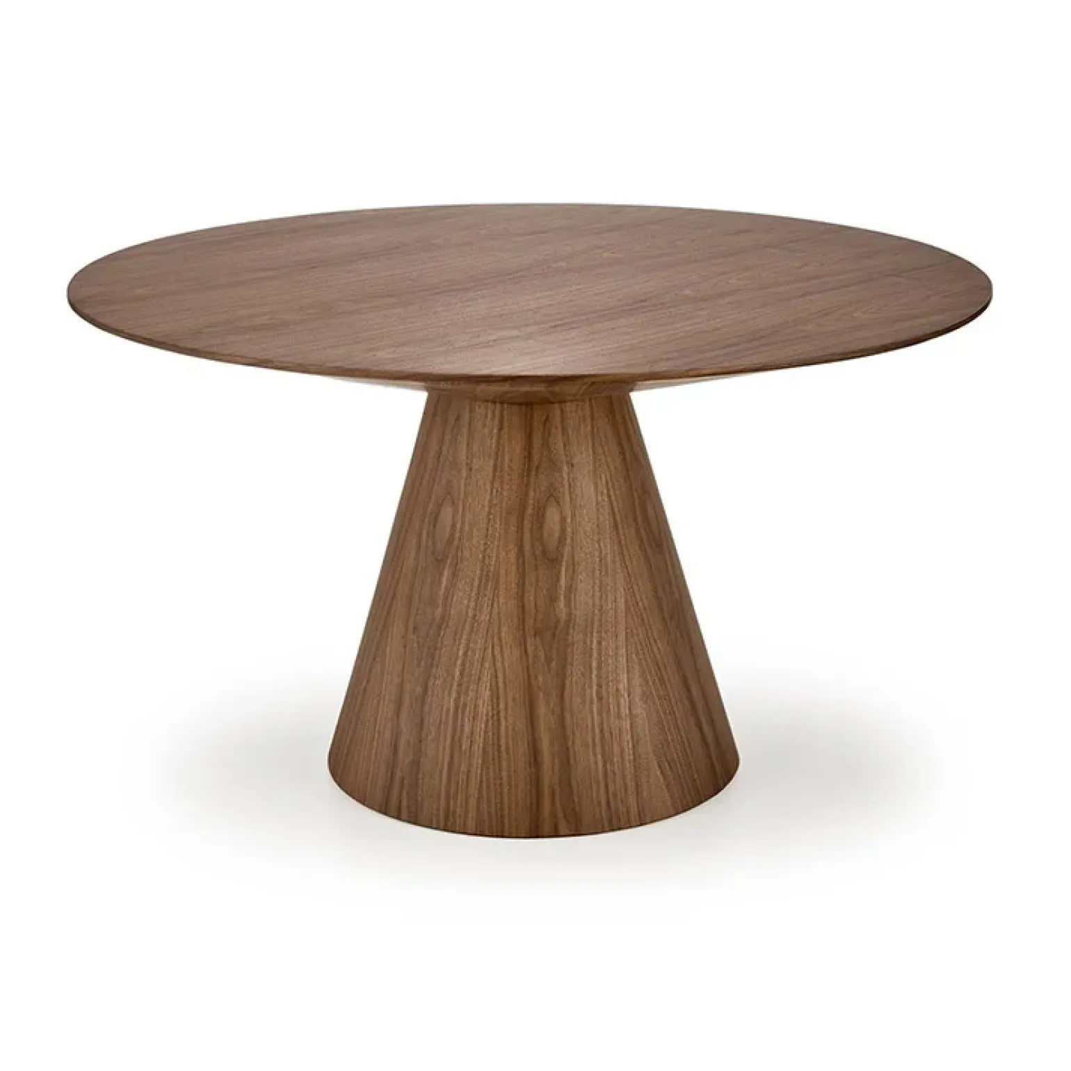 Tavolo da pranzo rotondo 136x78cm noce scuro Thor