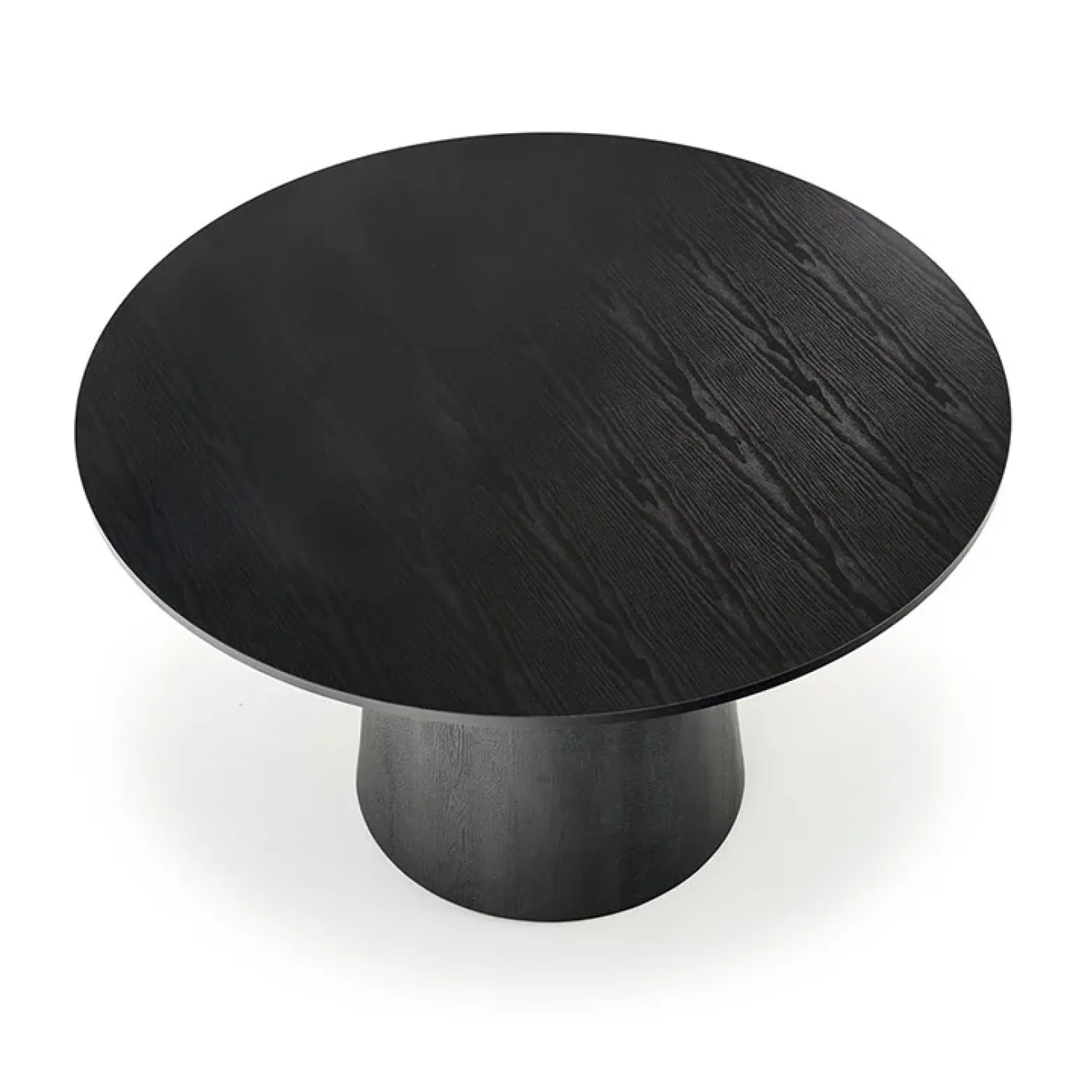 Tavolo da pranzo rotondo 120x77cm nero Igino