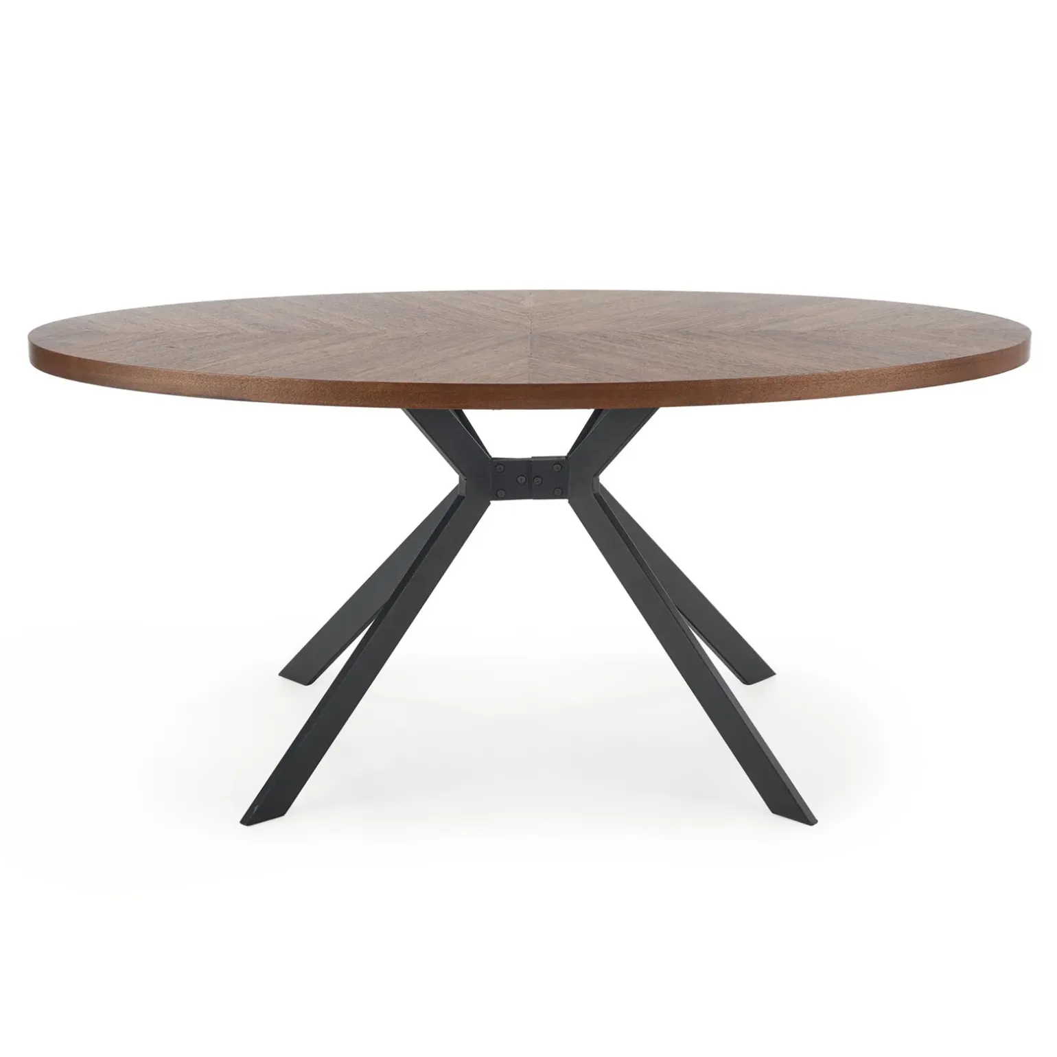 Tavolo da pranzo 170x90cm design moderno noce nero Emilio
