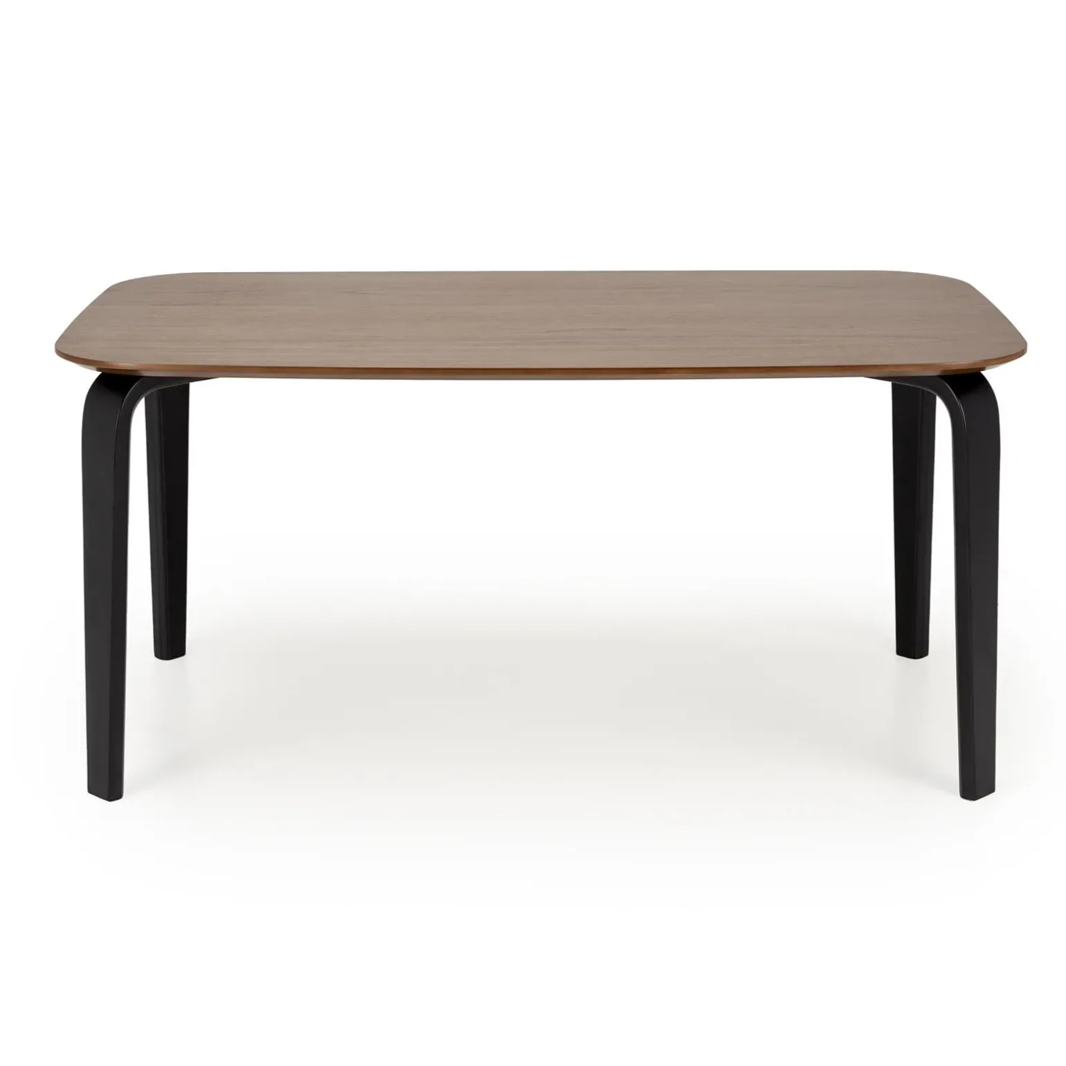 Tavolo da pranzo 169x90cm moderno rovere noce nero Basilia