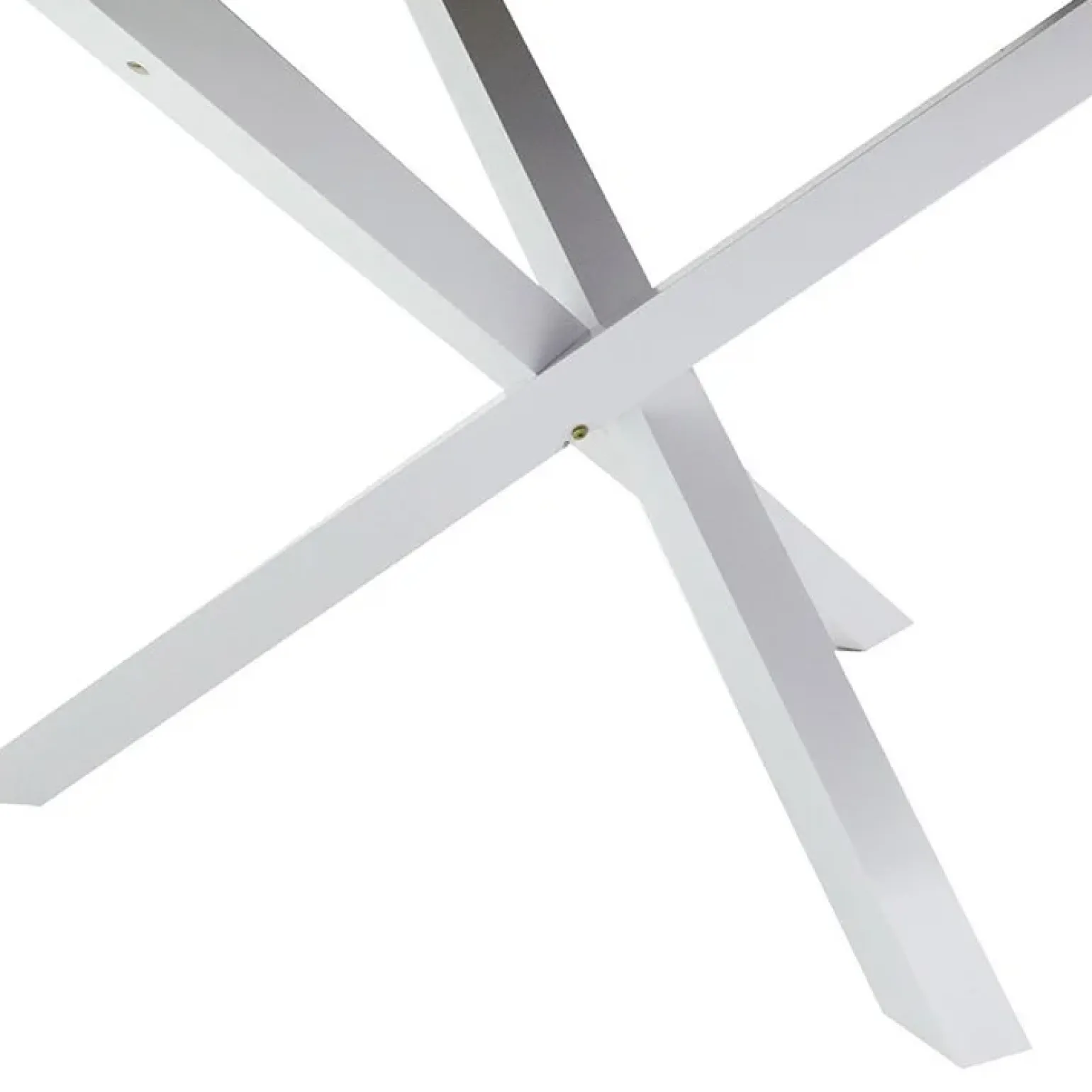 Tavolo rotondo moderno 120x76cm bianco noce Merlino