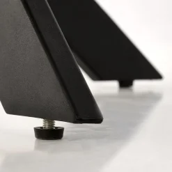Tavolo rotondo 100x100cm moderno rovere nero Dormelada