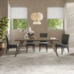 Tavolo 210x90cm bronzo rovere scuro Jonson