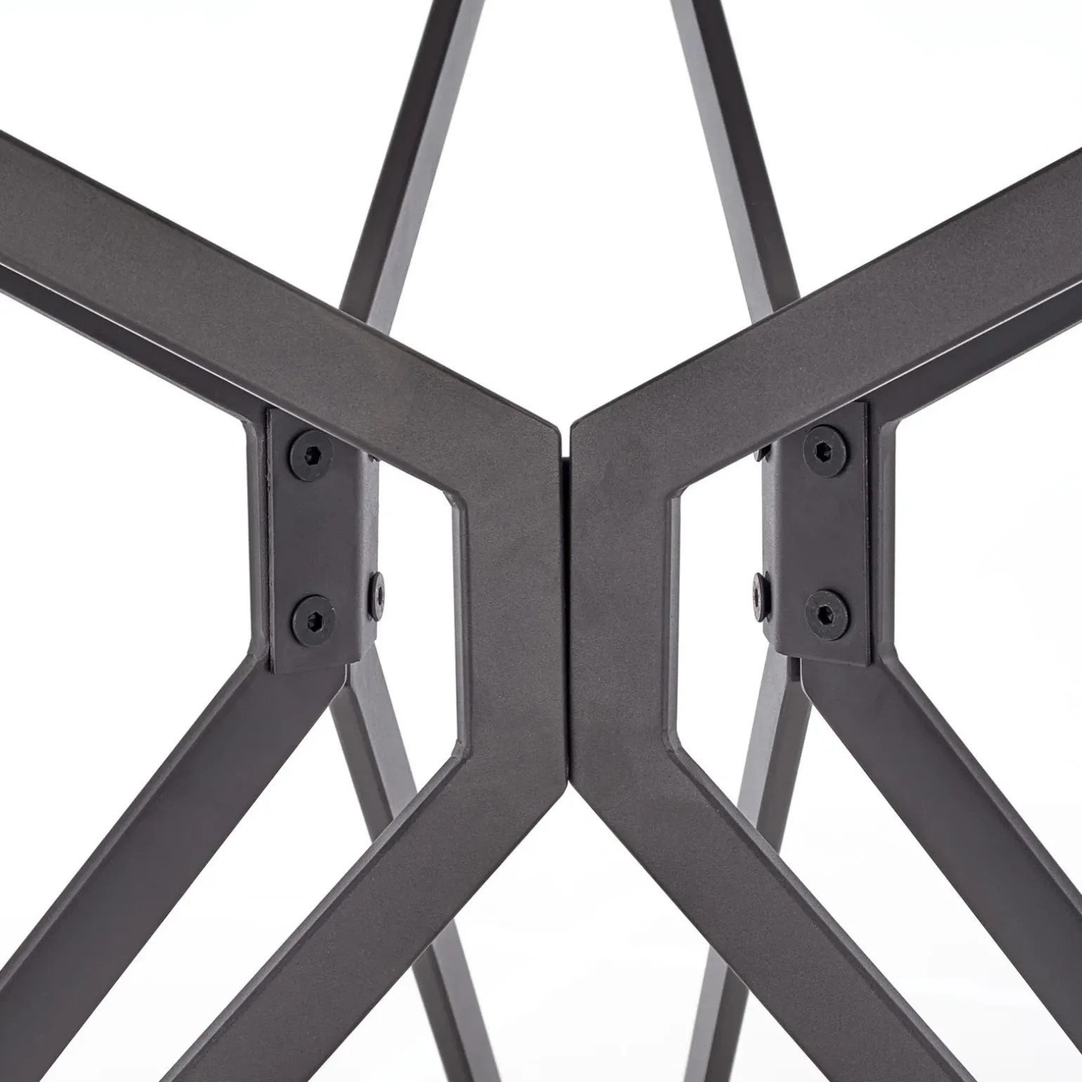 Tavolo 120x120cm da pranzo rotondo bianco nero Margherita Gihome®