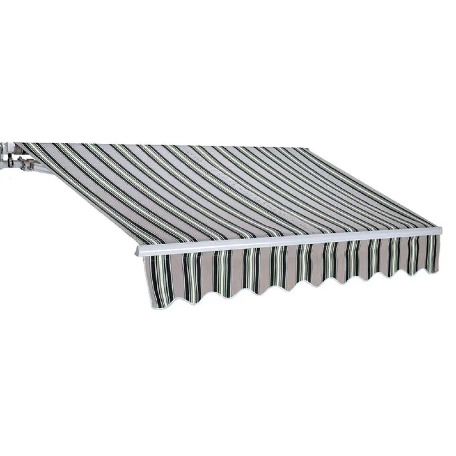 Tenda da sole a bracci unito 300x200cm righe verdi Orsus