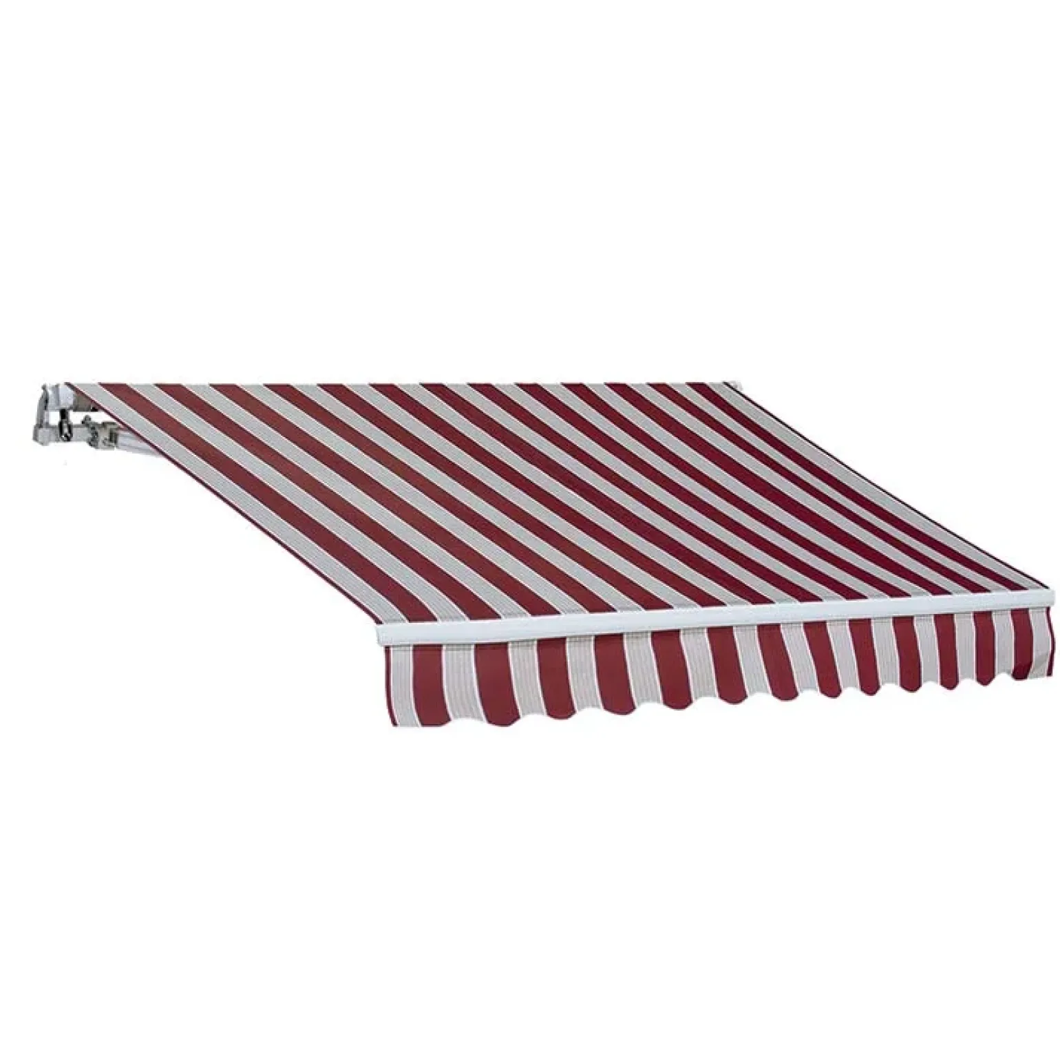 Tenda da sole a bracci unito 250x200cm righe rosse Orsus