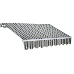 Tenda da sole a bracci unito 250x200cm righe verdi Orsus