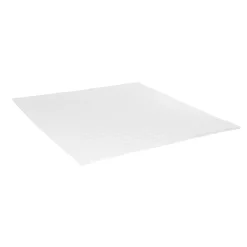 Topper alla francese 140x200cm trapuntato imbottito con elastici bianco Corsica