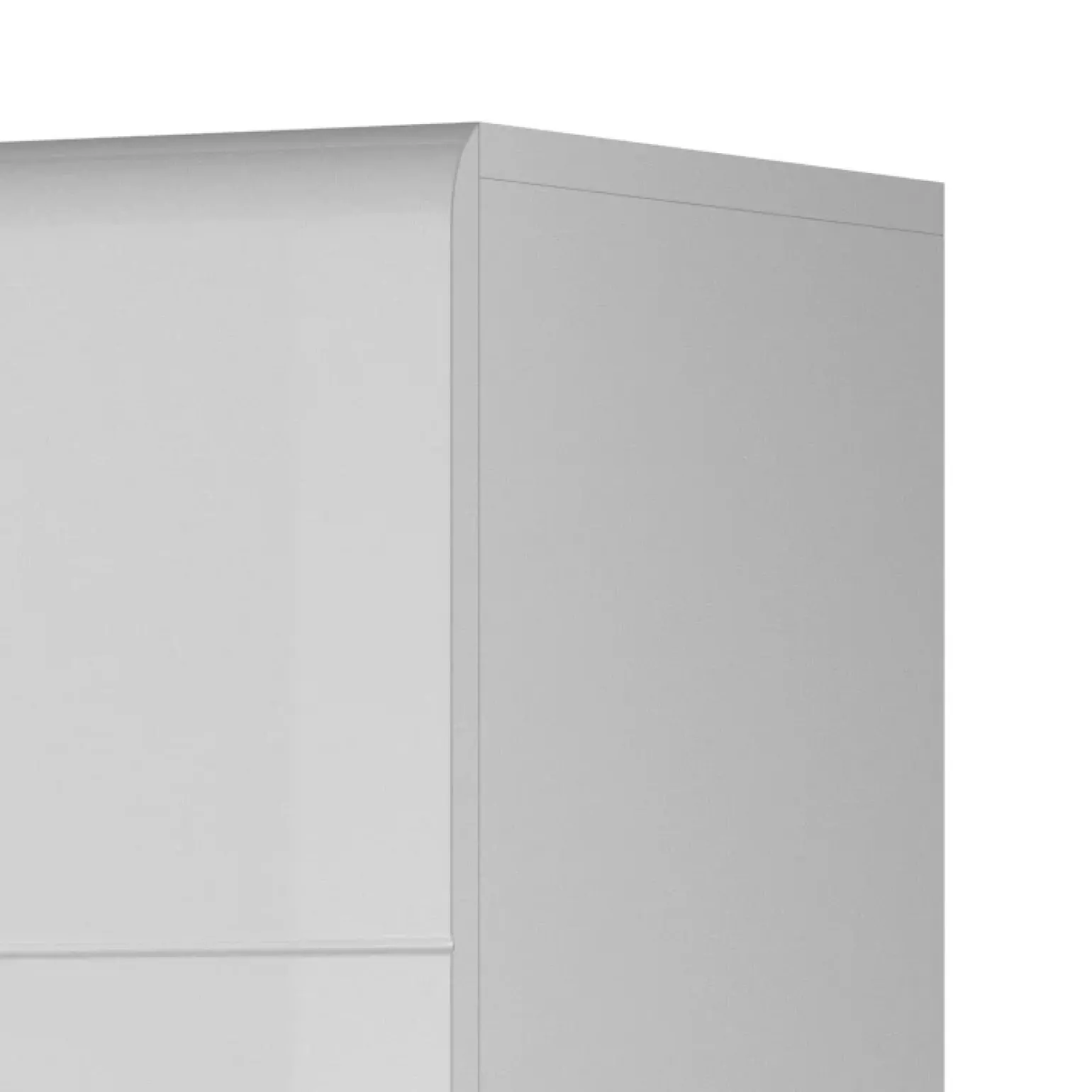 Vetrina 60x204h cm 1 anta moderna bianco lucido rovere Tahiti